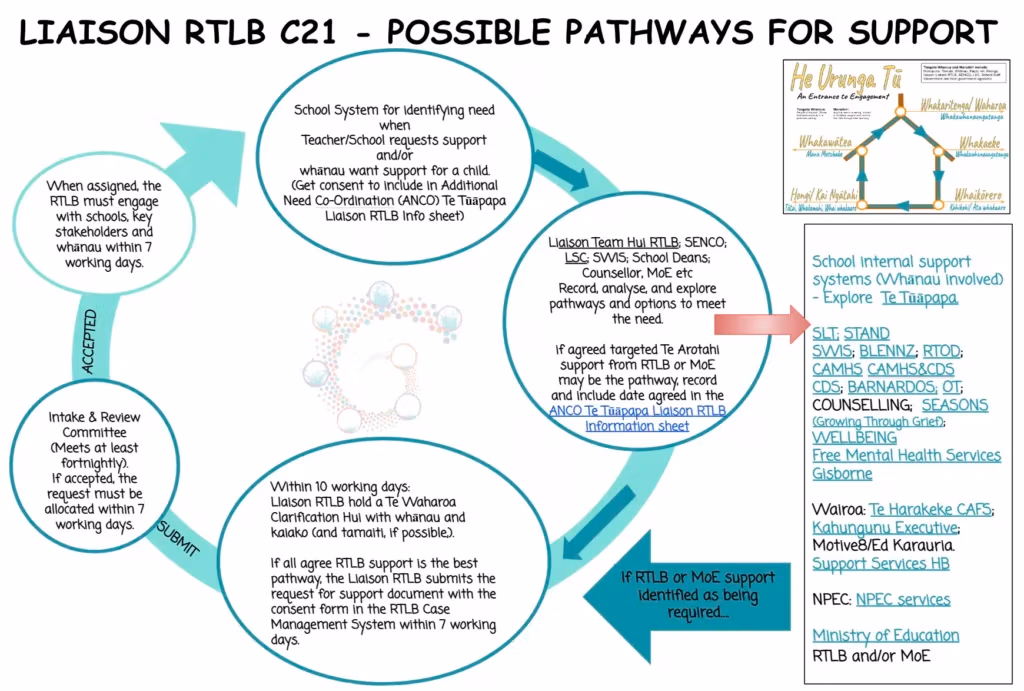 Liaison RTLB C21 - Possible pathways for support